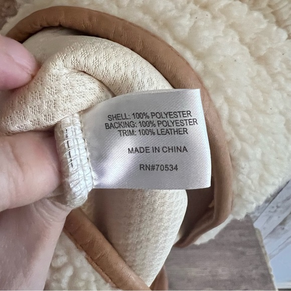 Orvis Men’s Fleece and Leather Trim Vest Size XXL - Picture 4 of 5